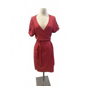 Roxy Monument View Dress XL Red Polka Dot Wrap Dress NWT